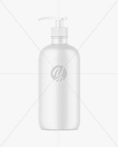 Matte Cosmetic Bottle Mockup