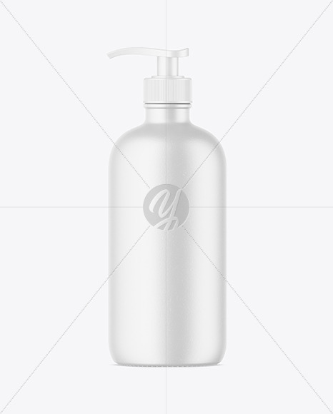 Ceramic Cosmetic Bottle Mockup