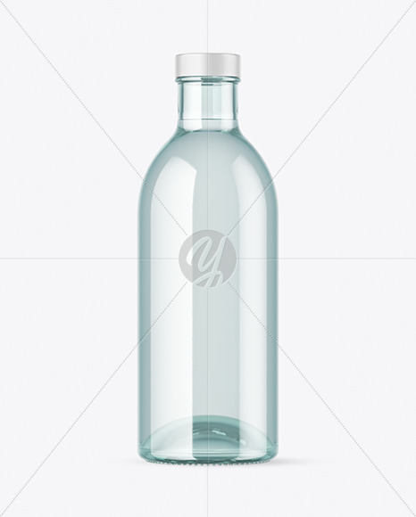 Blue Glass Bottle Mockup Blue Glass Bottle Mockup