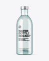 Blue Glass Bottle Mockup Blue Glass Bottle Mockup