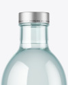 Blue Glass Bottle Mockup