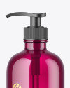 Colored Glass Cosmetic Bottle Mockup Colored Glass Cosmetic Bottle Mockup