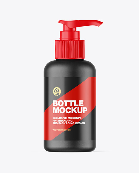 Textured Bottle w/ Closed Pump Mockup