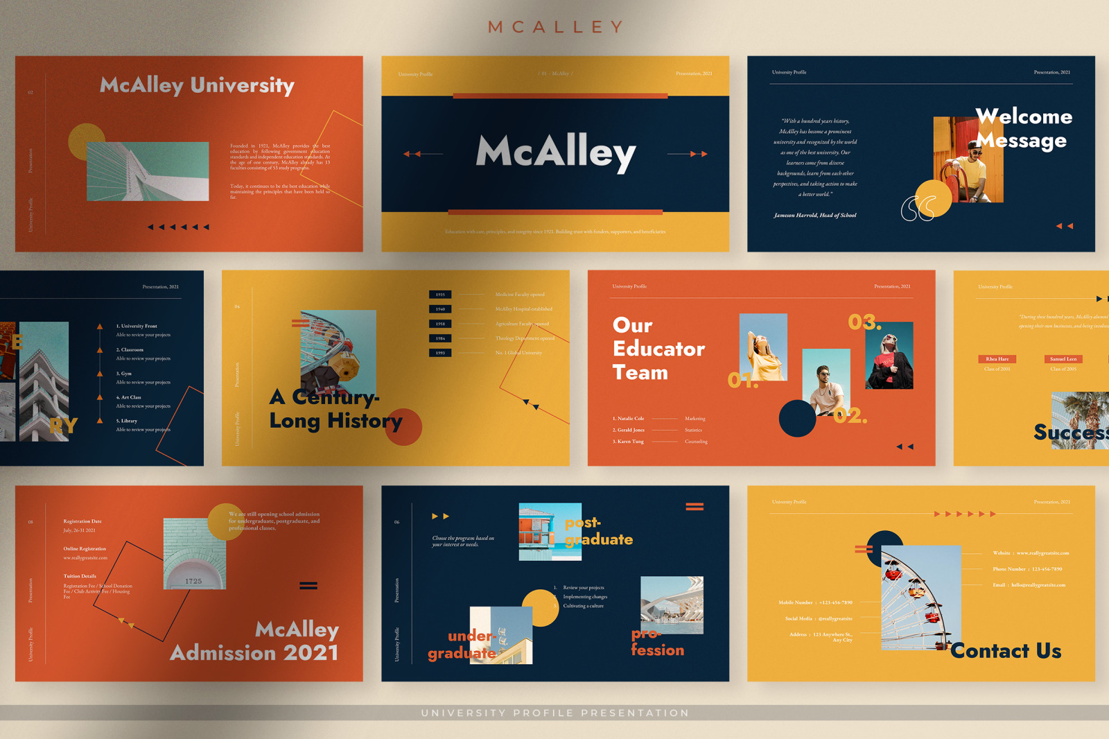 McAlley Creative University Profile McAlley Creative University Profile
