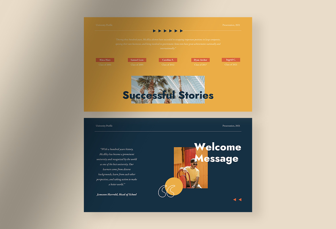 McAlley Creative University Profile McAlley Creative University Profile