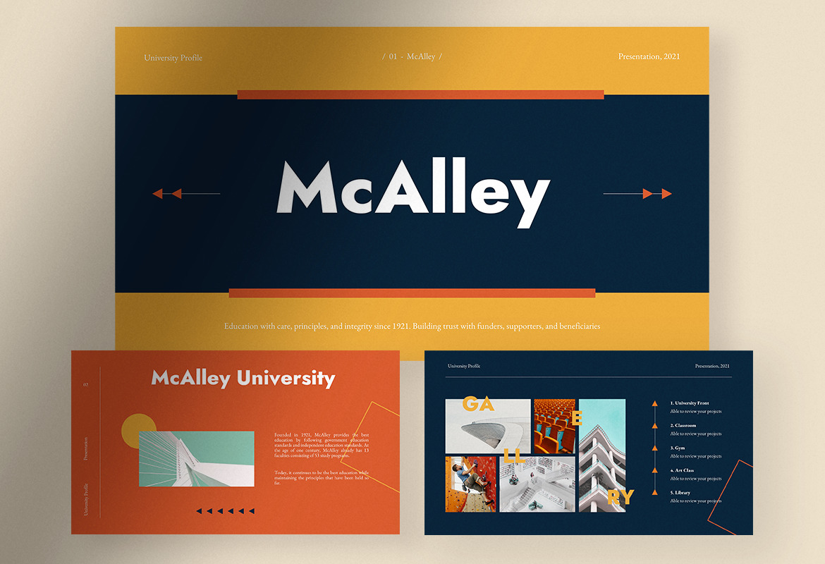 McAlley Creative University Profile McAlley Creative University Profile