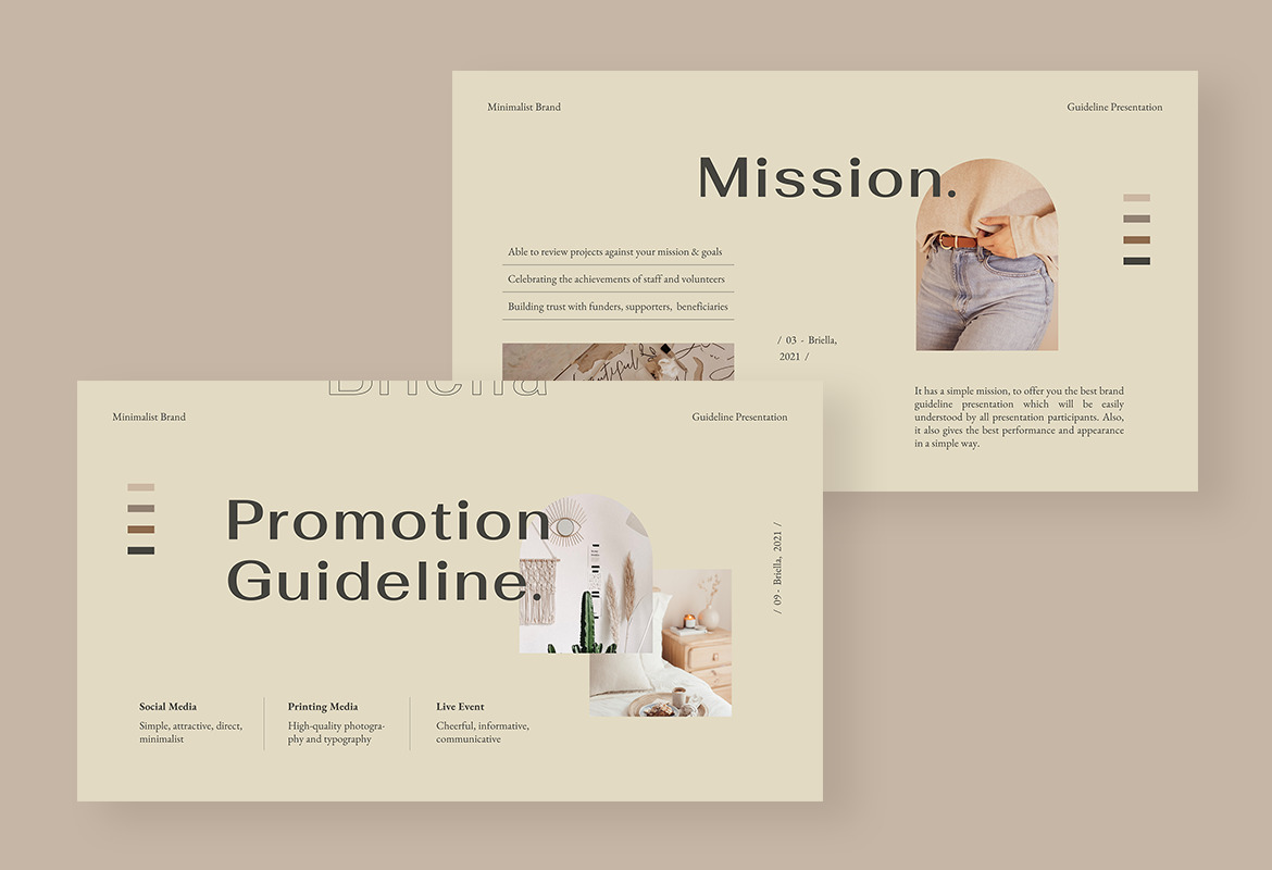 Briella - Minimalist Brand Guideline