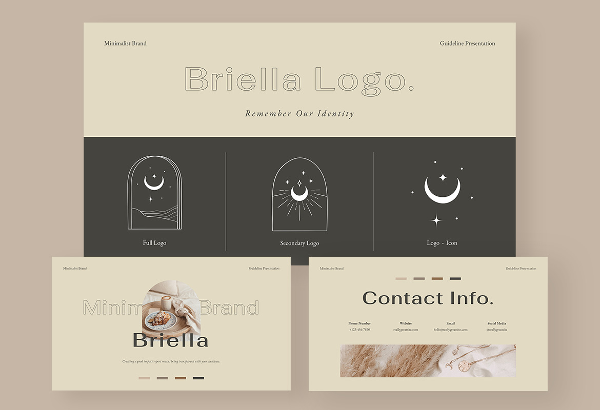 Briella - Minimalist Brand Guideline