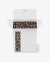 Paper Box With Chocolate Balls Mockup