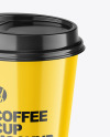 Glossy Coffee Cup Mockup