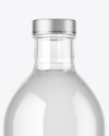 Clear Glass Bottle Mockup