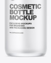 Frosted Glass Cosmetic Bottle Mockup Frosted Glass Cosmetic Bottle Mockup
