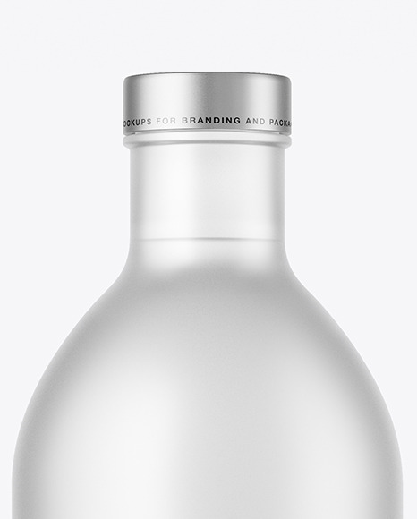 Frosted Glass Bottle Mockup