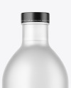 Frosted Glass Bottle Mockup