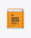 Matte Tin Can Mockup