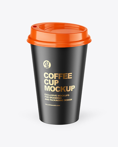 Matte Coffee Cup Mockup