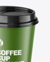 Matte Coffee Cup Mockup