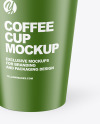 Matte Coffee Cup Mockup