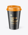 Kraft Coffee Cup Mockup