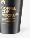 Kraft Coffee Cup Mockup