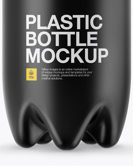 Matte Plastic Bottle Mockup Matte Plastic Bottle Mockup