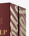 Stand Up Wine Box Mockup - Half Side View