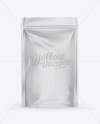 Matte Stand Up Pouch with Zipper Mockup