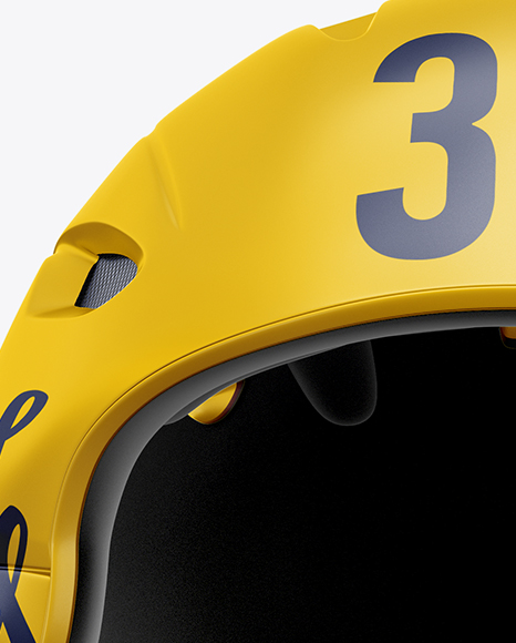 Ski Helmet Mockup - Front View