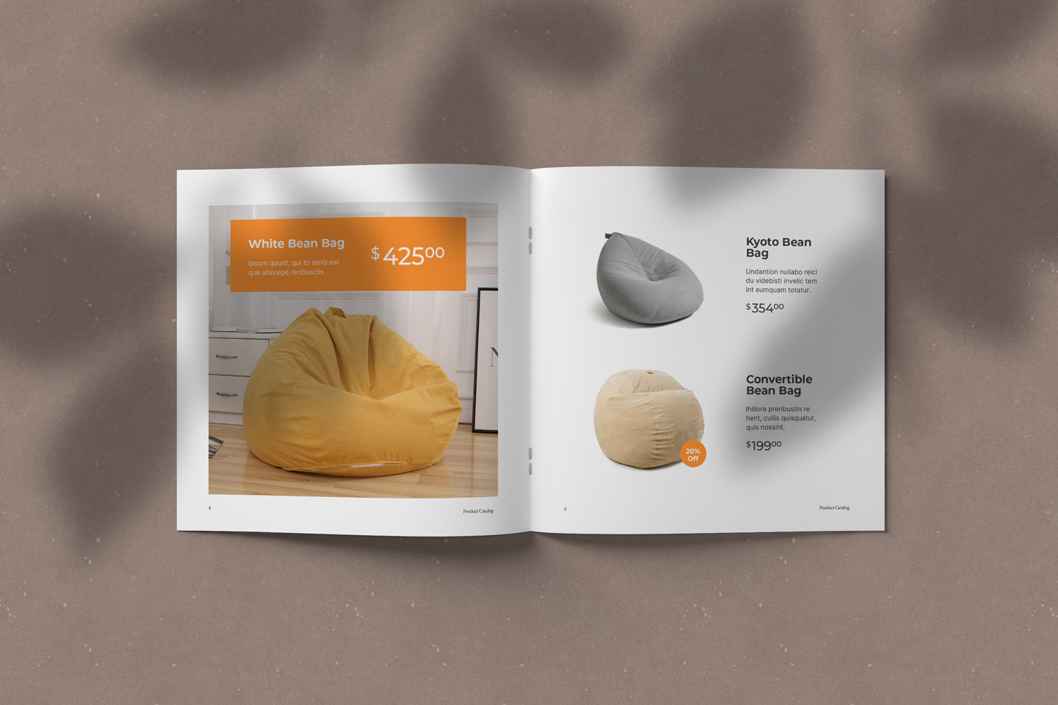 Square Brochure Catalog Mockups Square Brochure Catalog Mockups