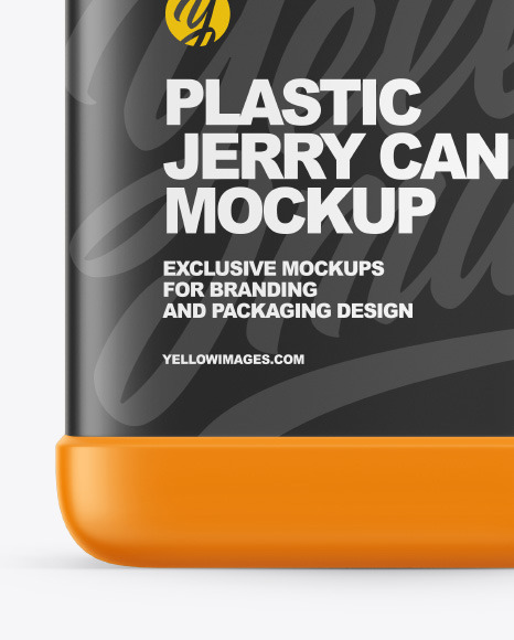 Plastic Jerry Can Mockup