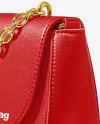 Leather Bag Mockup - Half Side View
