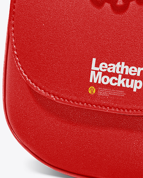Leather Bag Mockup - Half Side View