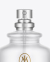 Frosted Glass Perfume Bottle Mockup