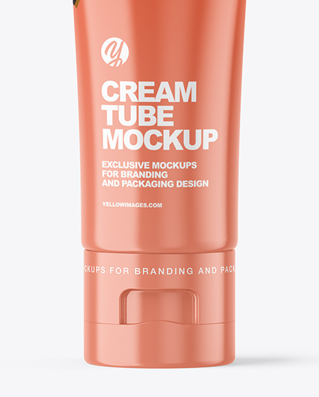 Glossy Cosmetic Tube Mockup Glossy Cosmetic Tube Mockup