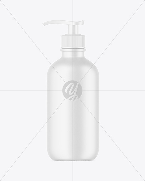 Matte Cosmetic Bottle Mockup