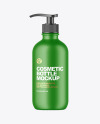 Matte Cosmetic Bottle Mockup
