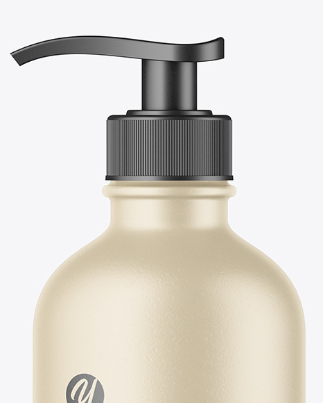 Ceramic Cosmetic Bottle Mockup
