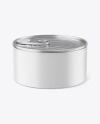 Matte Tin Can Mockup