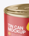 Matte Tin Can Mockup