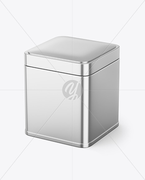 Metallic Tin Can Mockup