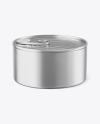 Metallic Tin Can Mockup