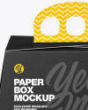 Paper Box w/ Handle Mockup