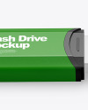 Textured USB Flash Drive Mockup