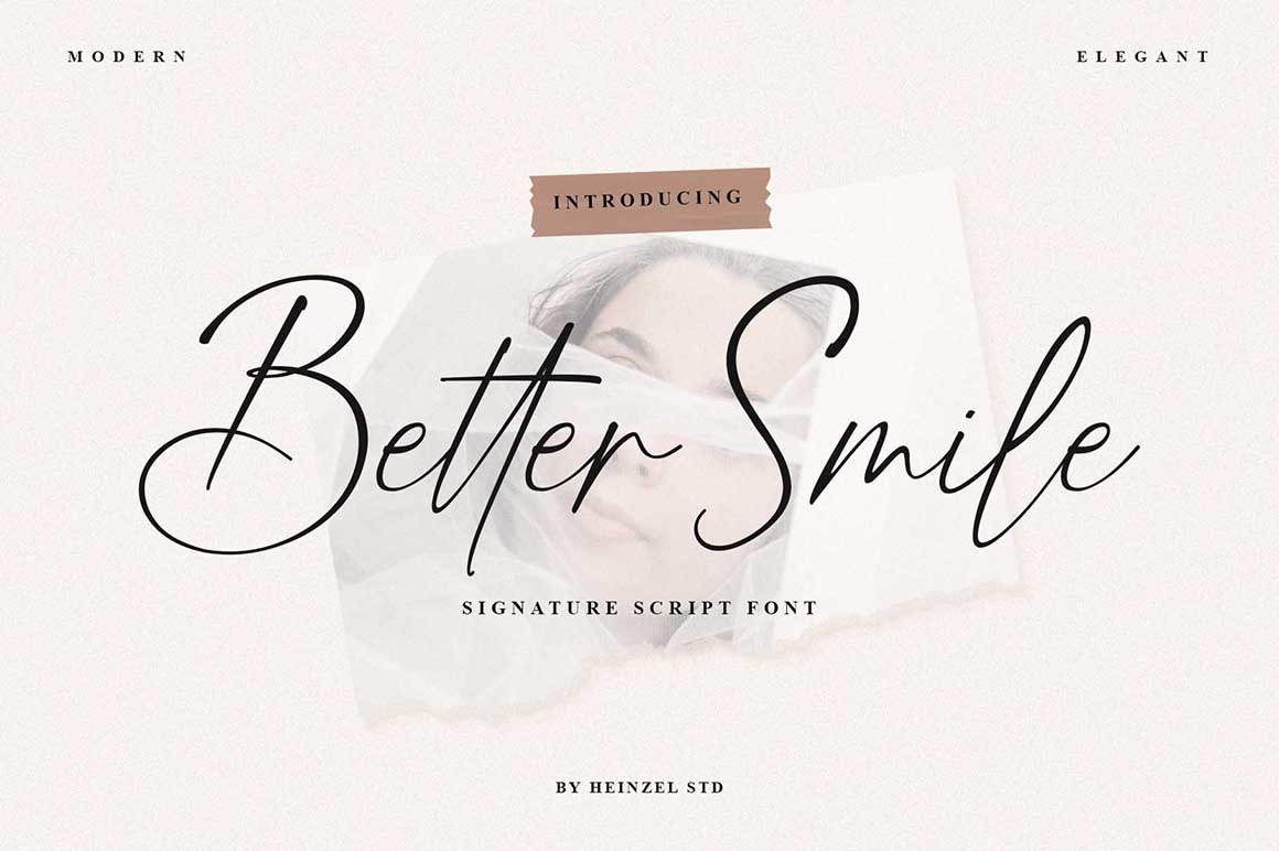 Better Smile Signature Font Better Smile Signature Font