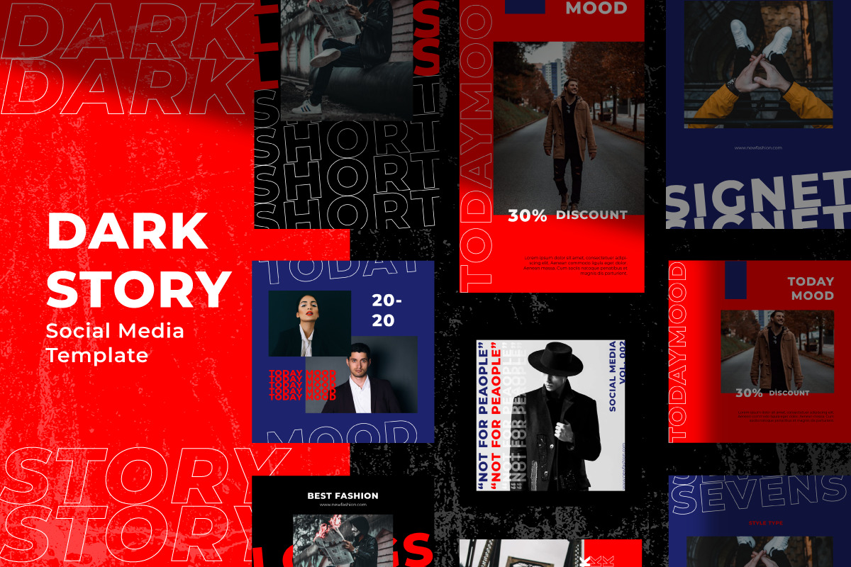 Dark Story Instagram Template Dark Story Instagram Template