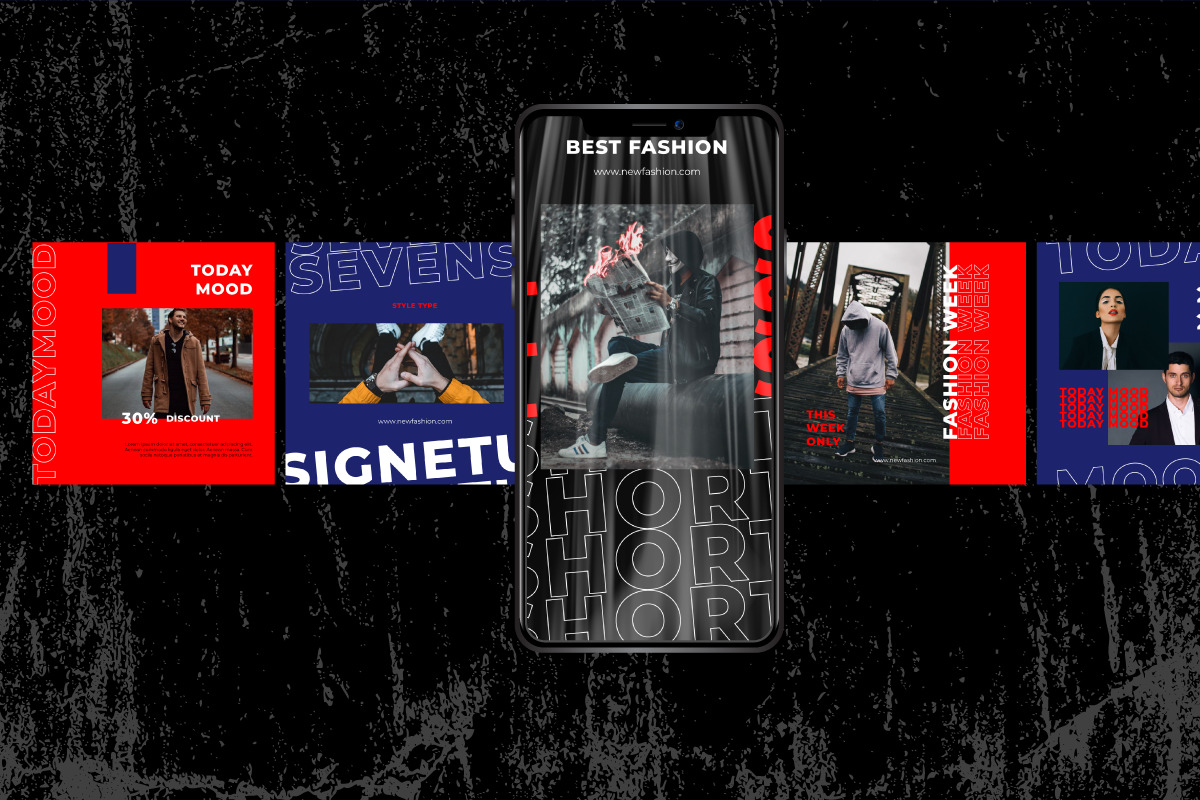 Dark Story Instagram Template Dark Story Instagram Template