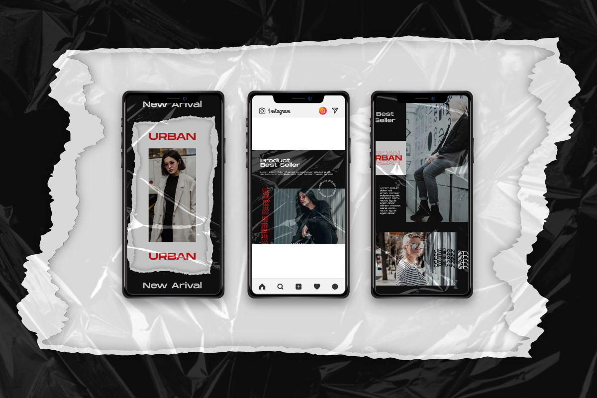 Urban Story & Feed Instagram Template Urban Story & Feed Instagram Template