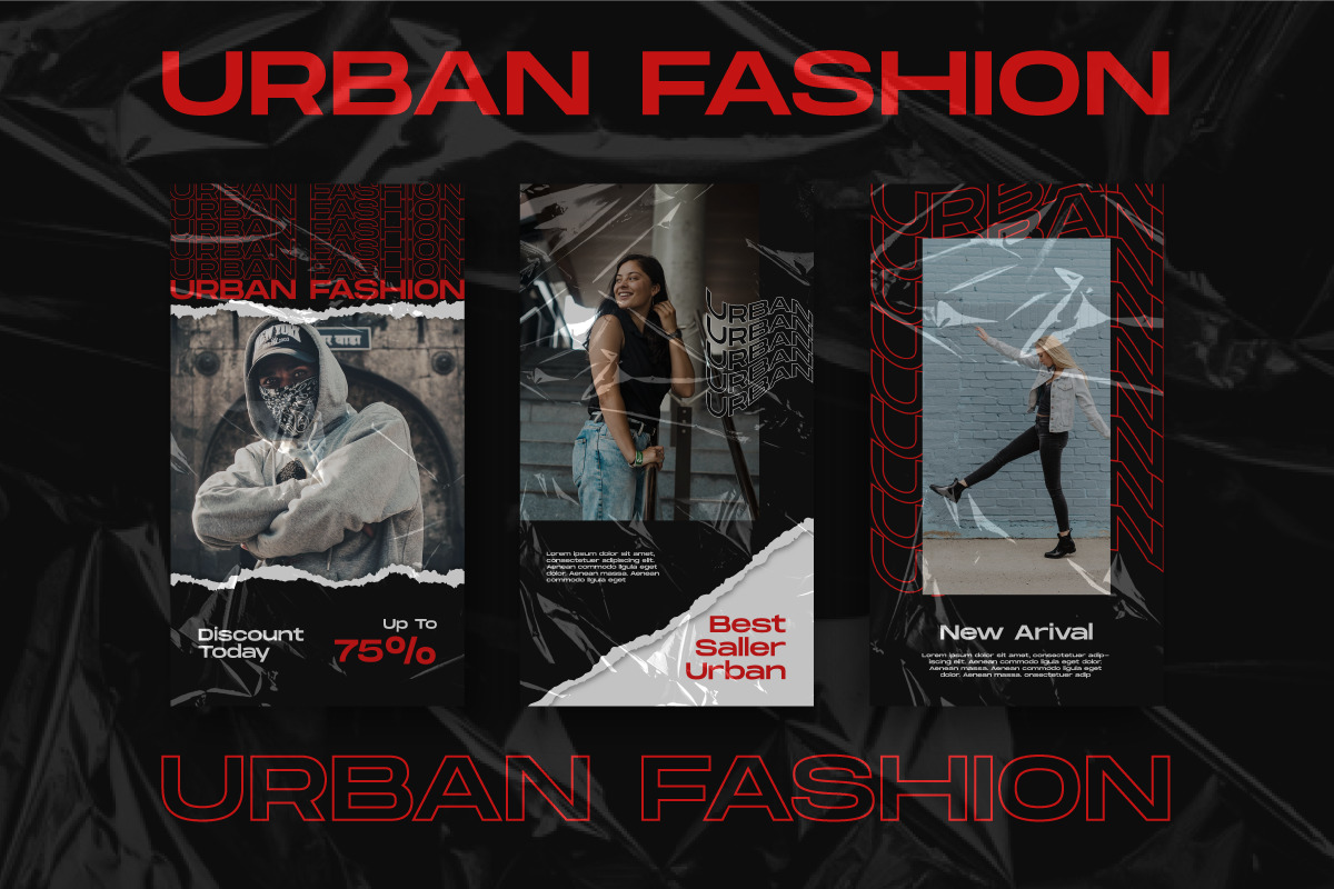 Urban Story & Feed Instagram Template Urban Story & Feed Instagram Template