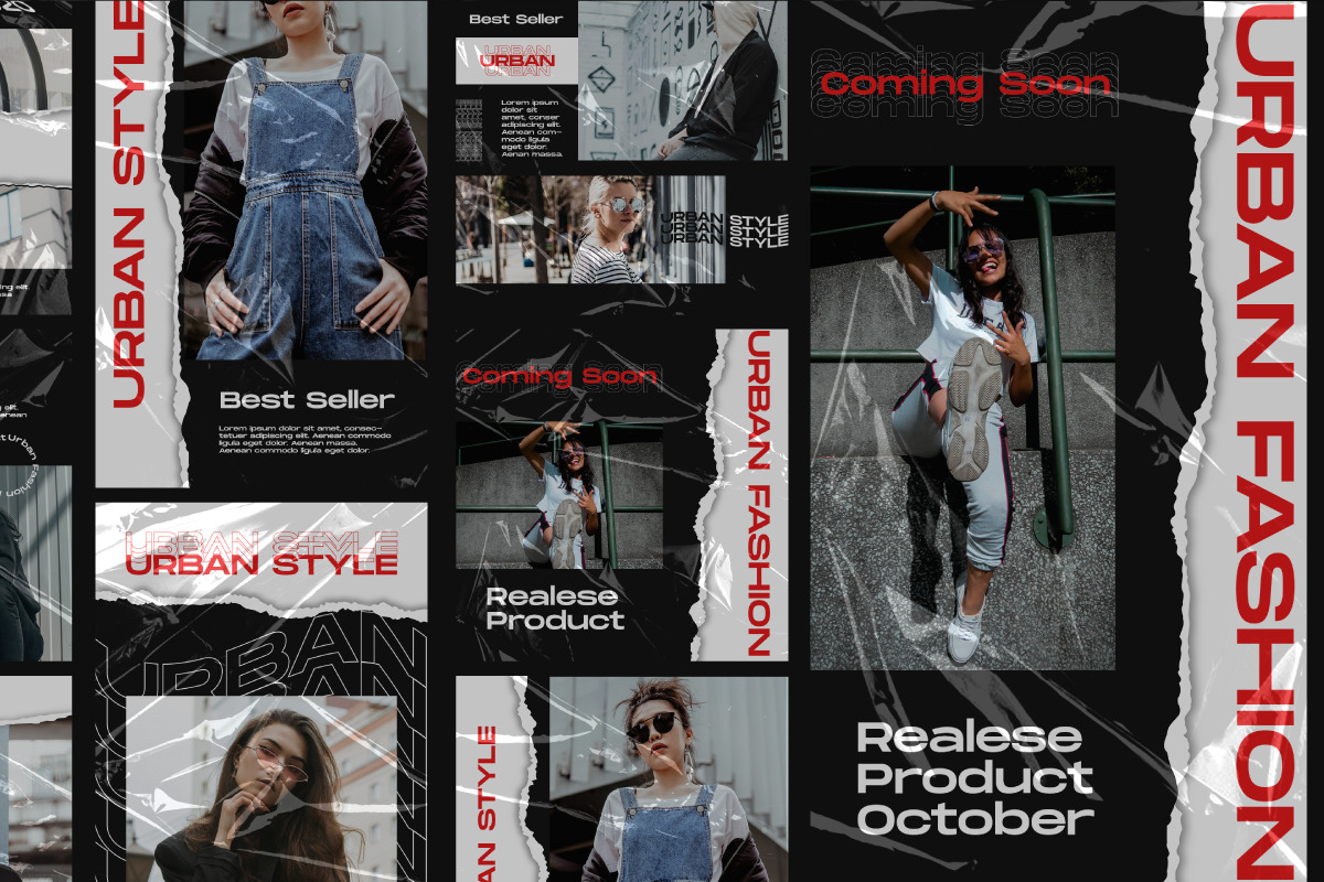 Urban Story & Feed Instagram Template Urban Story & Feed Instagram Template