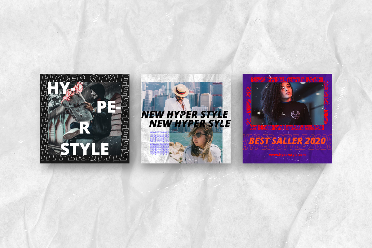 Hyper Story & Feed Instagram Template Hyper Story & Feed Instagram Template